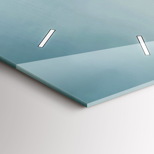 Ceas vertical de perete din sticlă Flamingo suprarealist