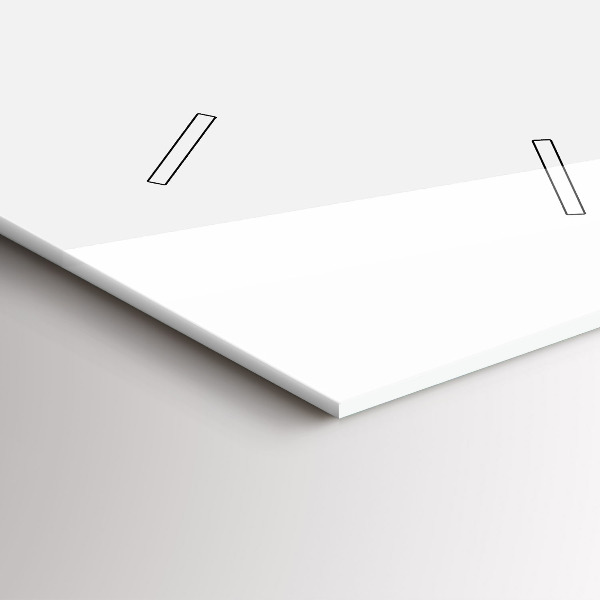 Ceas vertical de perete din sticlă Girafă – acuarelă