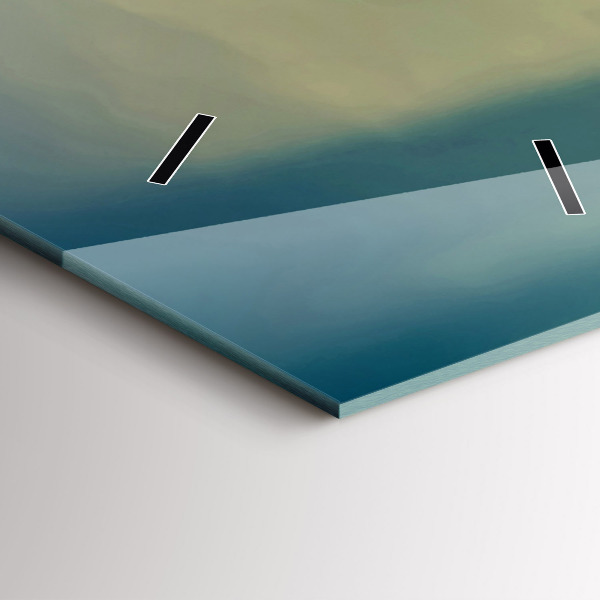 Ceas vertical de perete din sticlă Far pe apă