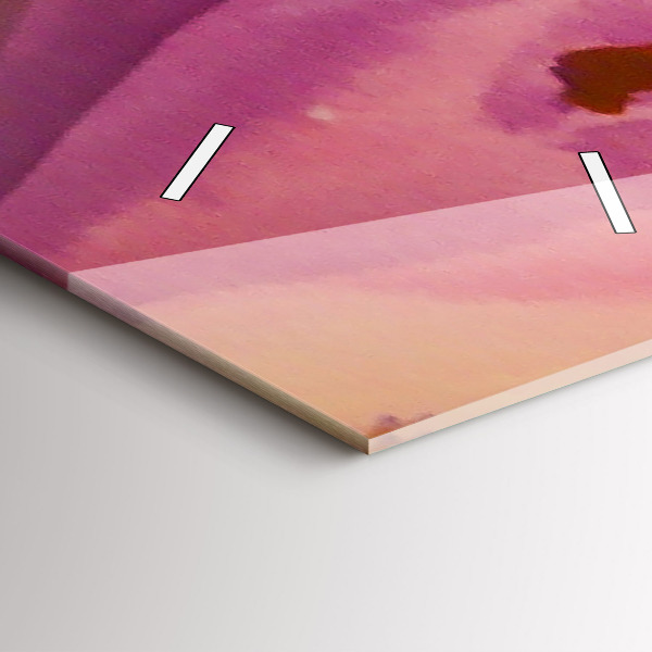 Ceas vertical de perete din sticlă Pictura Femei