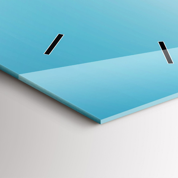 Ceas vertical de perete din sticlă Insulă zburătoare