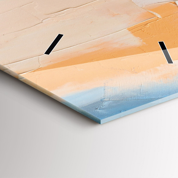 Ceas vertical de perete din sticlă Portretul unei femei