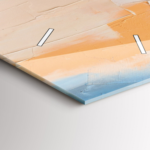 Ceas vertical de perete din sticlă Portretul unei femei