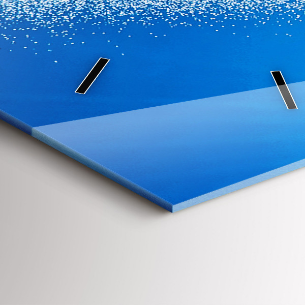 Ceas vertical de perete din sticlă Surfing în Hawaii