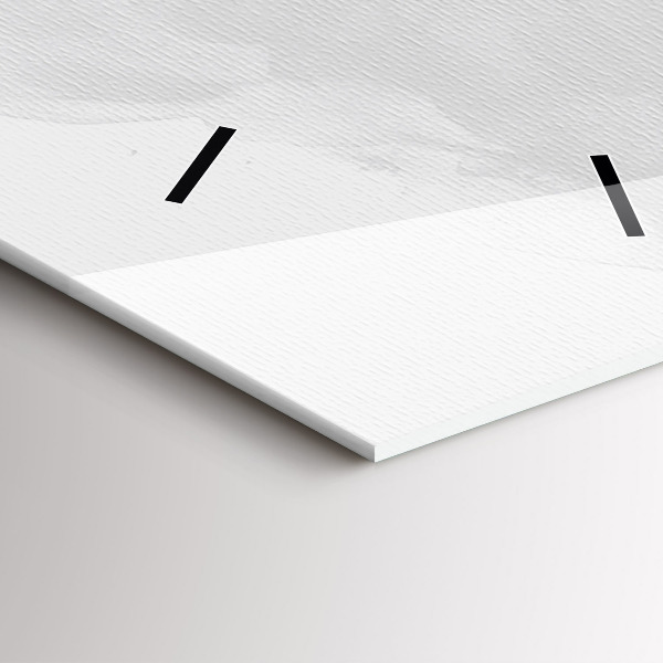 Ceas vertical de perete din sticlă Grafica chitara