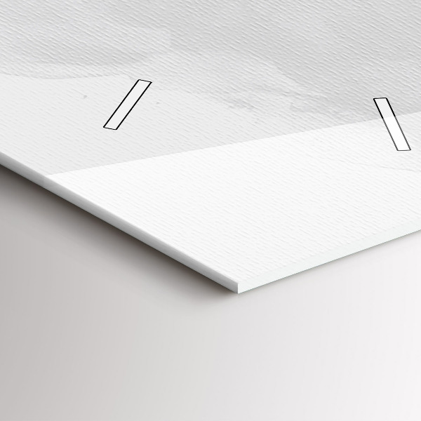 Ceas vertical de perete din sticlă Grafica chitara