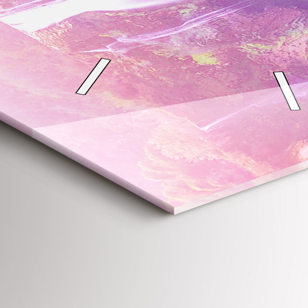 Ceas vertical de perete din sticlă Cascada Jiulong China