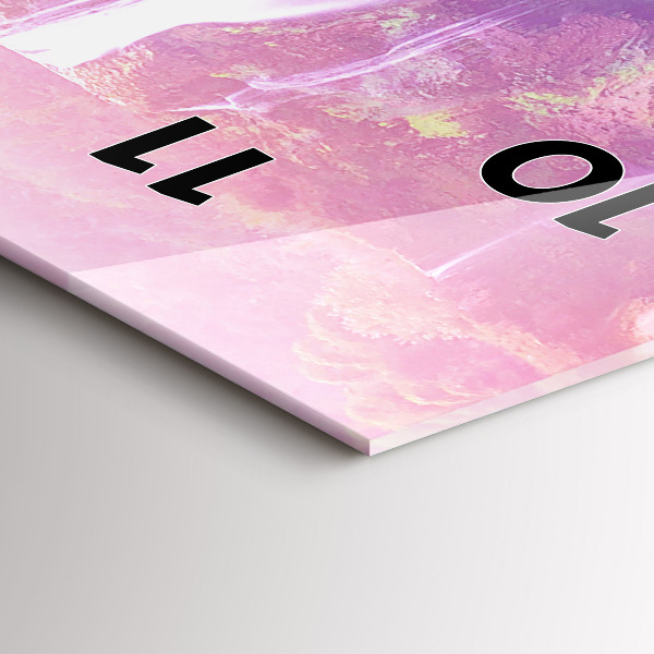 Ceas vertical de perete din sticlă Cascada Jiulong China