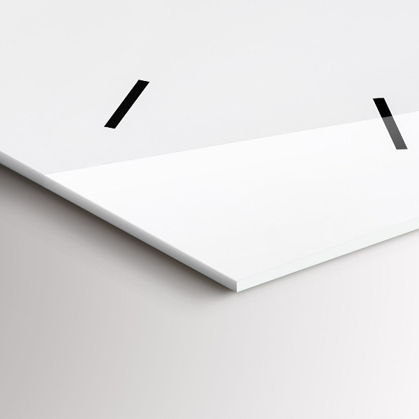 Ceas vertical de perete din sticlă Pisică și câine adormit