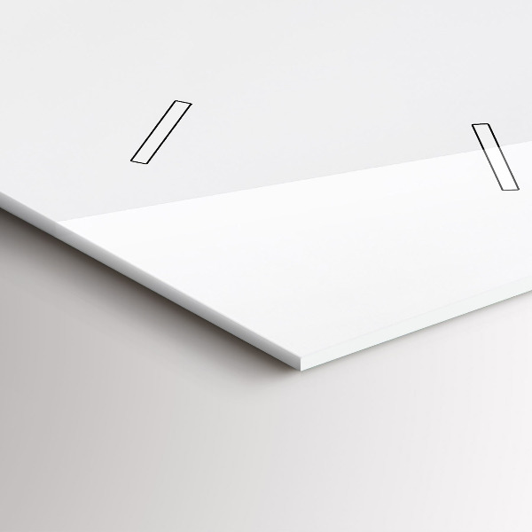 Ceas vertical de perete din sticlă Pisică și câine adormit