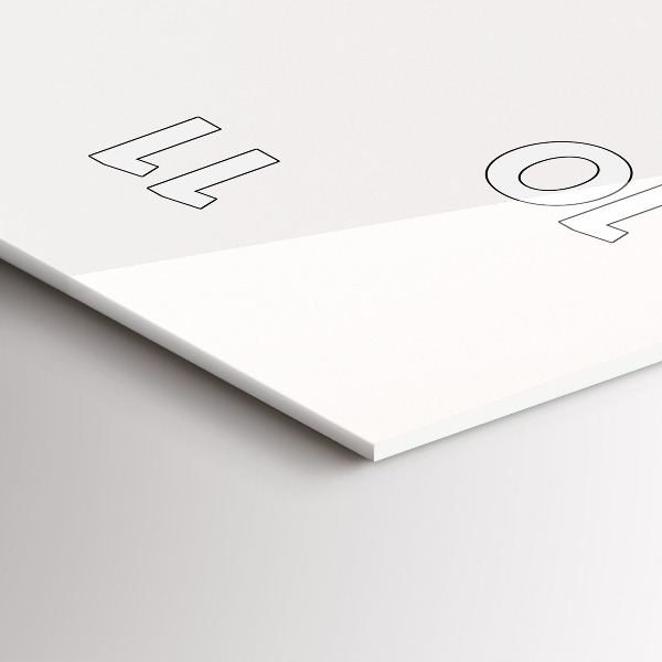 Ceas vertical de perete din sticlă Peisajul cascadei Islandei