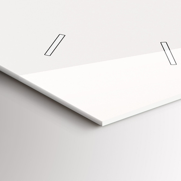 Ceas vertical de perete din sticlă Peisajul cascadei Islandei