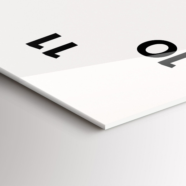 Ceas vertical de perete din sticlă Peisajul cascadei Islandei