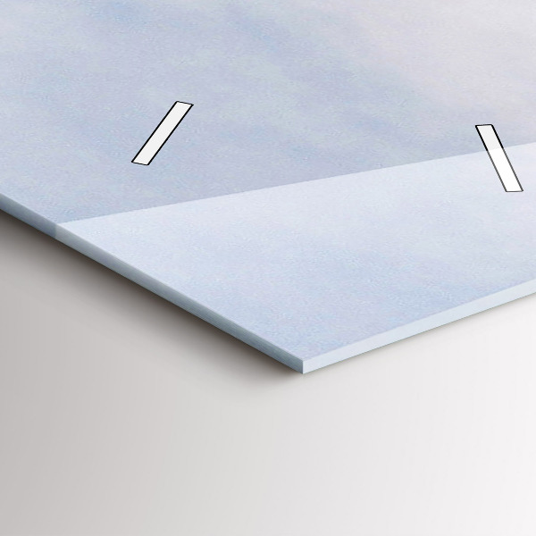 Ceas vertical de perete din sticlă Vehicul în deșertul Kamchatka