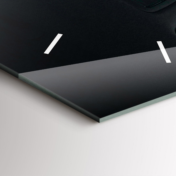 Ceas vertical de perete din sticlă Mașină în Tokyo