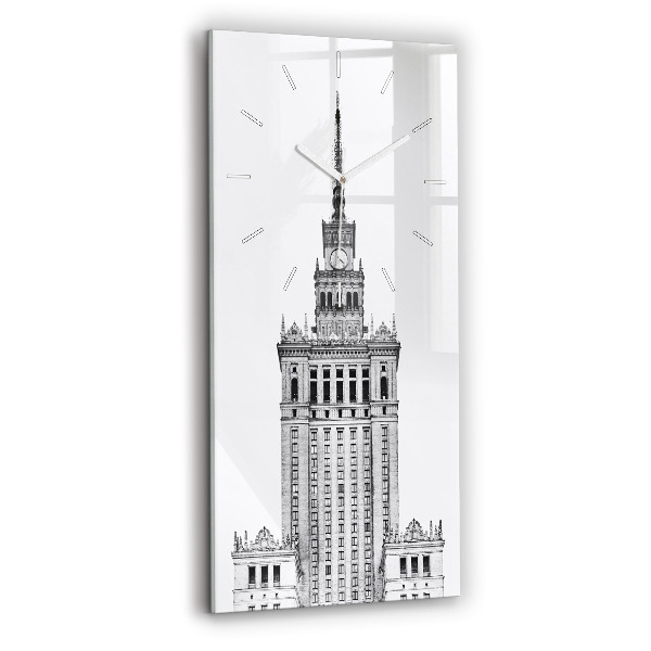 Ceas vertical de perete din sticlă Palatul Culturii și Științei