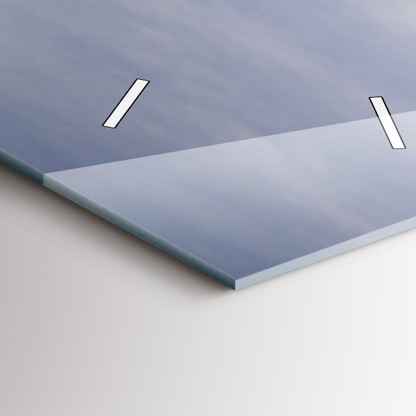 Ceas vertical de perete din sticlă Barcelona Surfer