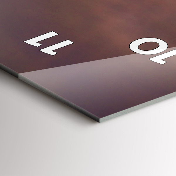 Ceas vertical de perete din sticlă Parcul Olimpic Barcelona