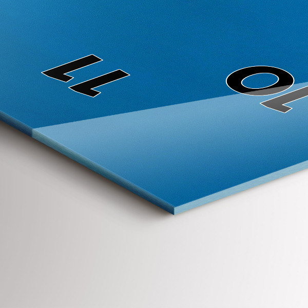 Ceas vertical de perete din sticlă Tower Bridge Londra noaptea