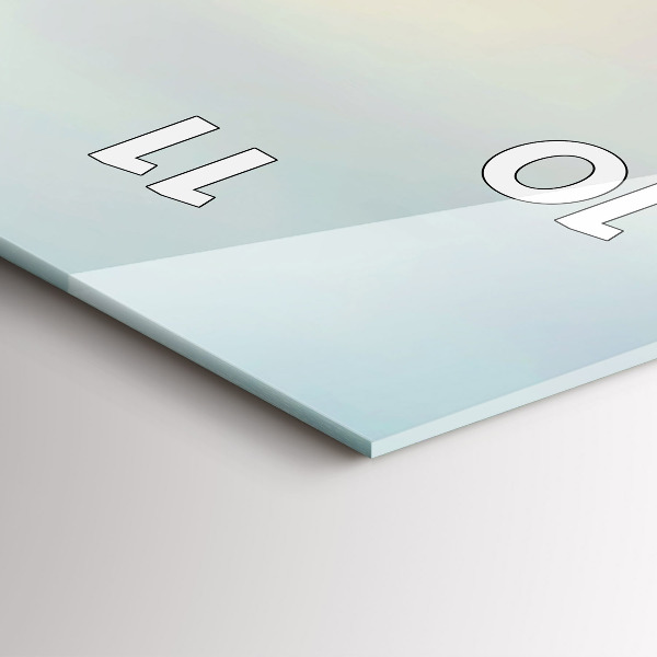 Ceas vertical de perete din sticlă Orizontul Big Ben a Londrei