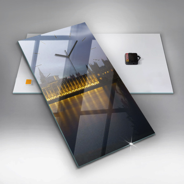 Ceas vertical de perete din sticlă Palatul Winchester Londra