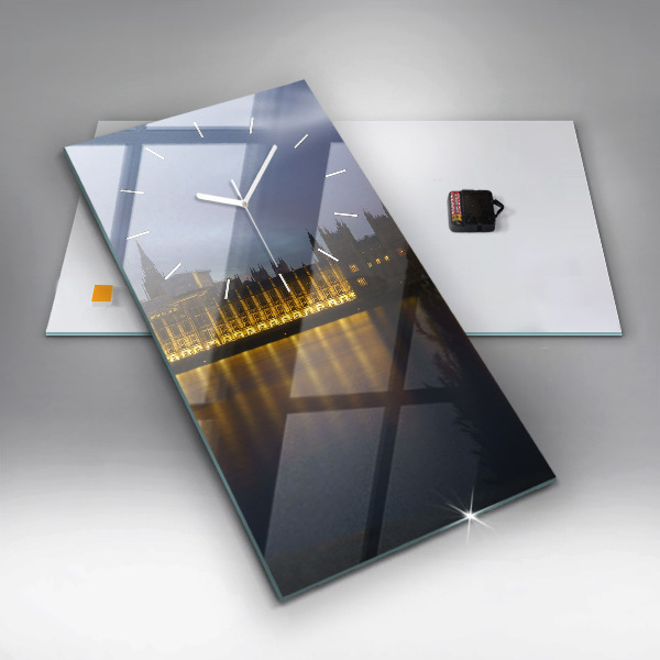 Ceas vertical de perete din sticlă Palatul Winchester Londra