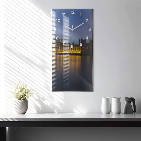 Ceas vertical de perete din sticlă Palatul Winchester Londra