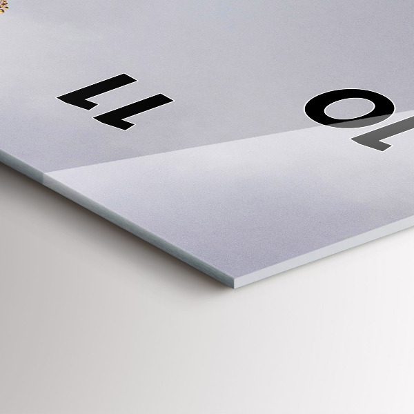 Ceas vertical de perete din sticlă Castelul Disneyland din Paris