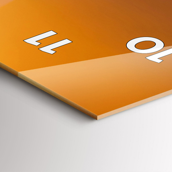 Ceas vertical de perete din sticlă Turnul Eiffel iluminat