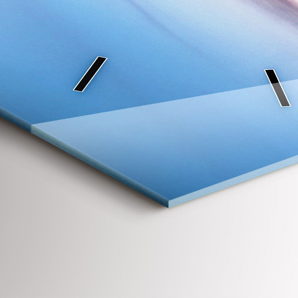 Ceas vertical de perete din sticlă Wrocław dintr-o dronă