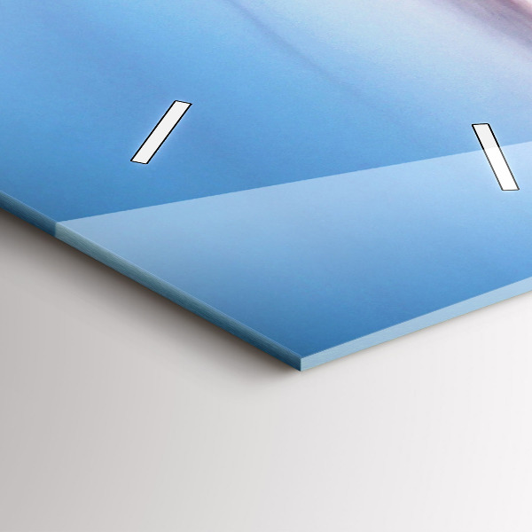 Ceas vertical de perete din sticlă Wrocław dintr-o dronă