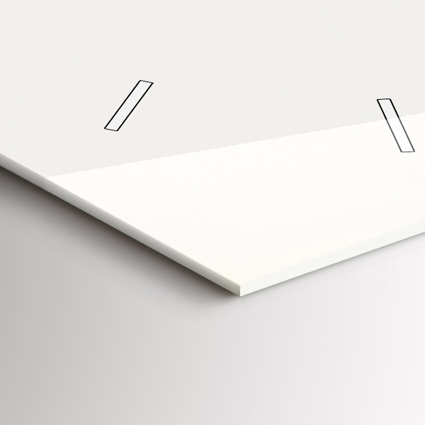 Ceas vertical de perete din sticlă Farul și marea