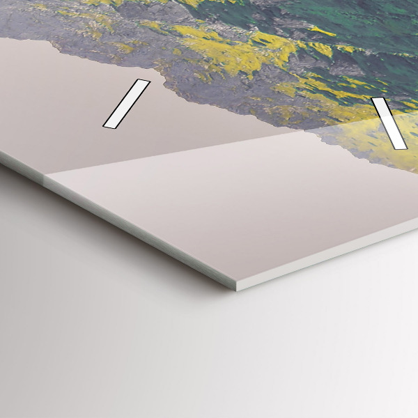 Ceas vertical de perete din sticlă Morskie Oko în Munții Tatra