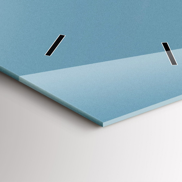 Ceas vertical de perete din sticlă Palmieri din Los Angeles