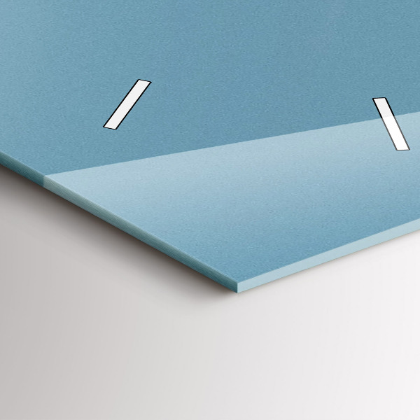 Ceas vertical de perete din sticlă Palmieri din Los Angeles