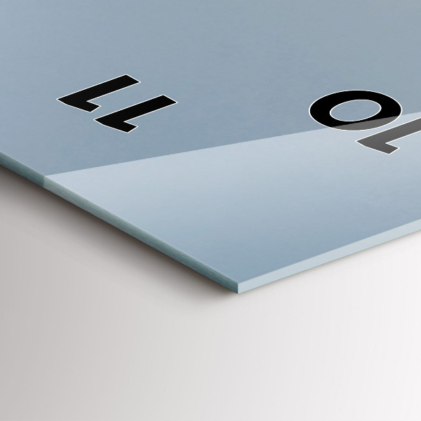 Ceas vertical de perete din sticlă Parlamentul de la Budapesta