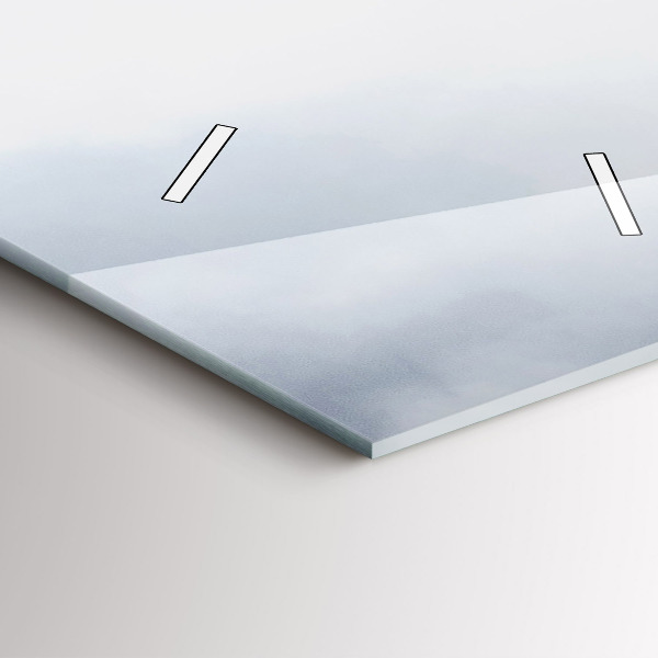 Ceas vertical de perete din sticlă Zgârie-nori din Milano