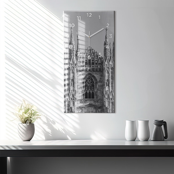Ceas vertical de perete din sticlă Catedrala Duomo di Milano