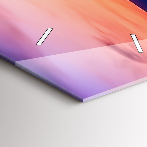 Ceas vertical de perete din sticlă Inscripția amintirilor