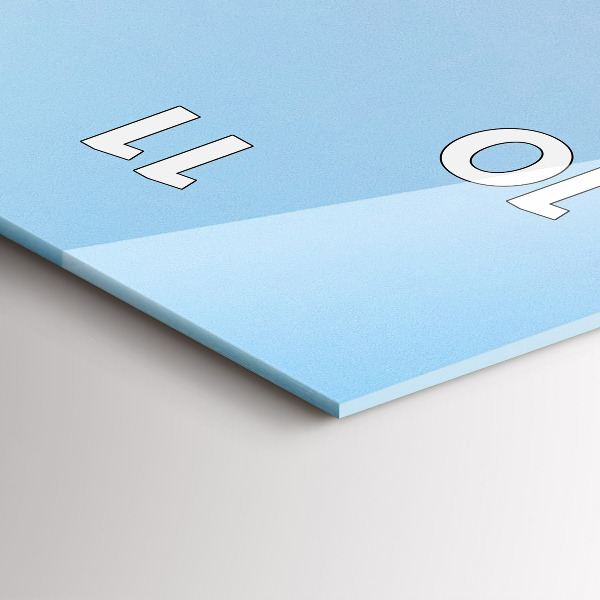 Ceas vertical de perete din sticlă Yacht în Tenerife