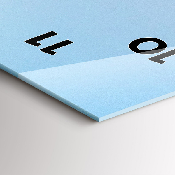 Ceas vertical de perete din sticlă Yacht în Tenerife