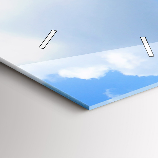 Ceas vertical de perete din sticlă Kasprowy Wierch Zakopane