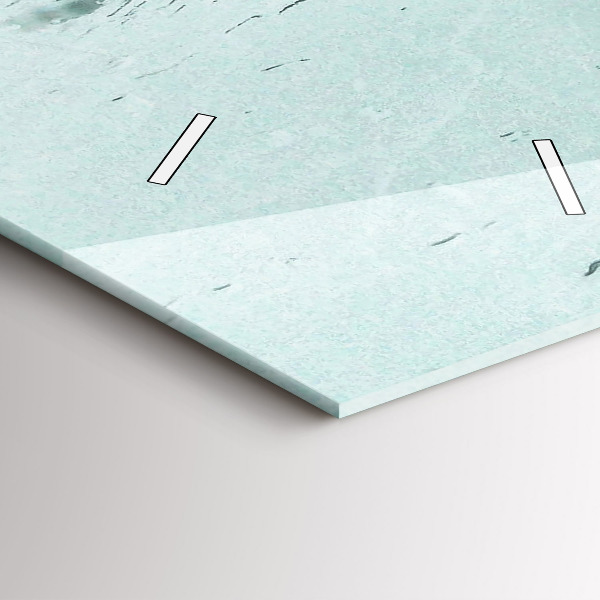 Ceas vertical de perete din sticlă Londra ploioasă