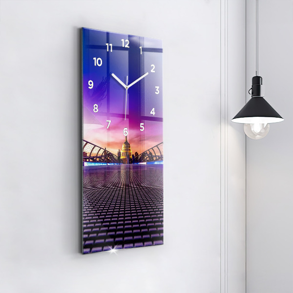 Ceas vertical de perete din sticlă Catedrala Sf. Paul