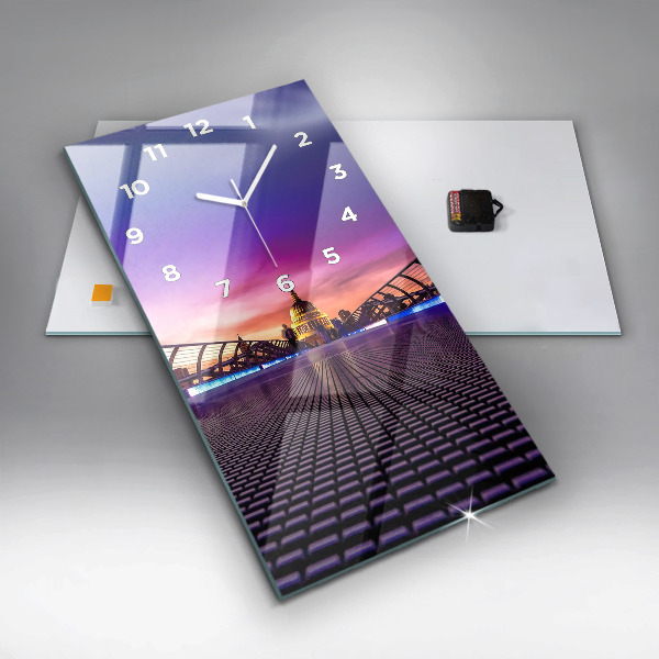 Ceas vertical de perete din sticlă Catedrala Sf. Paul