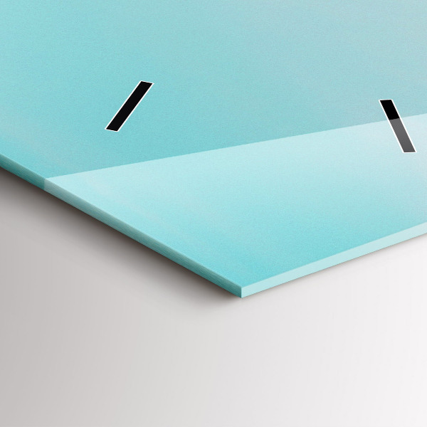 Ceas vertical de perete din sticlă Telefon public