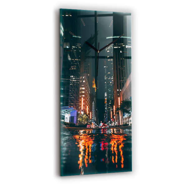 Ceas vertical de perete din sticlă Hotel Hilton din Houston