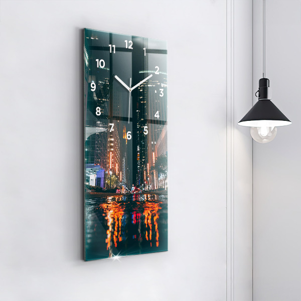Ceas vertical de perete din sticlă Hotel Hilton din Houston
