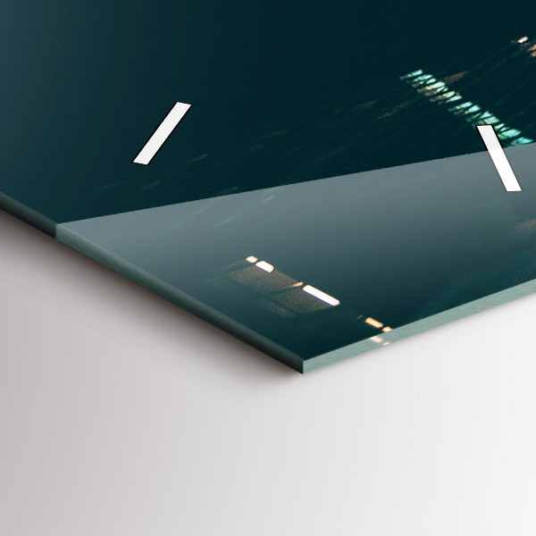 Ceas vertical de perete din sticlă Hotel Hilton din Houston