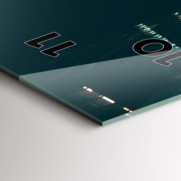 Ceas vertical de perete din sticlă Hotel Hilton din Houston